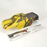 FTX Tracer monster truck body & decal - Yellow Option (FTX9792) - thumbnail