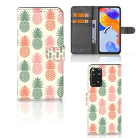 Xiaomi Redmi Note 11 Pro 5G/4G Book Cover Ananas