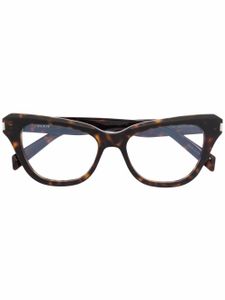 Saint Laurent Eyewear lunettes de vue à monture papillon - Marron