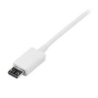 StarTech.com 1 m witte micro USB-kabel A naar micro B - thumbnail