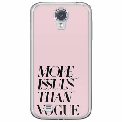 Samsung Galaxy S4 siliconen hoesje - Vogue issues