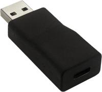 ROLINE 12.03.2995 tussenstuk voor kabels USB 3.1 Typ A USB 3.1 Typ C Zwart - thumbnail