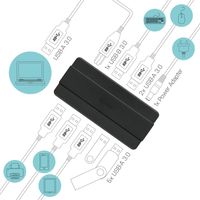 I-tec USB 3.0 Charging HUB 7 Port + Power Adapter - thumbnail