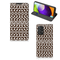 Samsung Galaxy A52 Hoesje met Magneet Aztec Brown