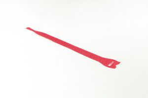 HellermannTyton Klittenband kabelbinder Om te bundelen Haak- en lusdeel (l x b) 200 mm x 12.5 mm Rood 10 stuk(s)