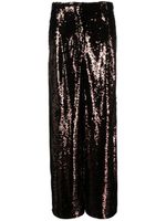 Philosophy Di Lorenzo Serafini pantalon droit à sequins - Marron