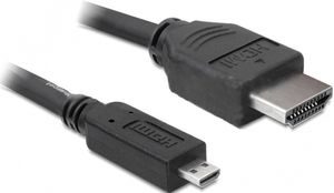 DeLOCK 3m HDMI HDMI kabel HDMI Type A (Standaard) HDMI Type D (Micro) Zwart