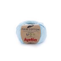 Katia Fair Cotton 8 Kleur: Licht hemelsblauw