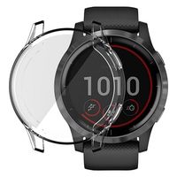 Hat Prince Garmin Venu 2 TPU Hoesje met Schermbeschermer - 45mm - Doorzichtig