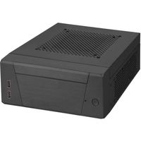 SilverStone SST-ML10B htpc behuizing 2x USB-A 3.2 (5 Gbit/s) - thumbnail