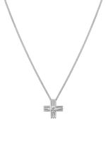 TANE México 1942 collier à pendentif Knitted Cross - Argent - thumbnail