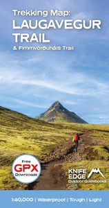 Wandelkaart Laugavegur Trail and Fimmvorduhals Trail | Knife Edge Outd