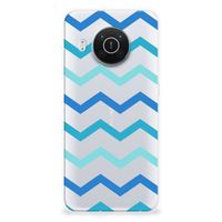 Nokia X10 | X20 TPU bumper Zigzag Blauw