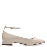 Tamaris Dames 1-2211-42 ballerina's, Ivory PATENT, 38 EU, Ivory Patent, 38 EU