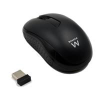 Ewent Draadloze muis met optische sensor 1000 dpi - USB-nano-ontvanger meegeleverd - Kleur: Zwart