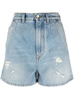 Dolce & Gabbana short en jean à taille haute - Bleu