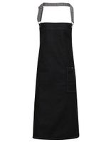 Premier Workwear PW134 District Waxed Look Denim Bib Apron