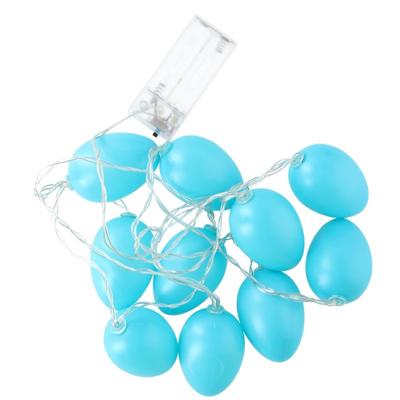 Decoratie Led Verlichting Lichtblauwe Paaseieren 192 Cm - Lichtsnoeren