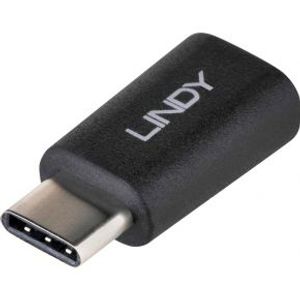 Lindy USB-C/Micro-B USB-C Micro-B Zwart