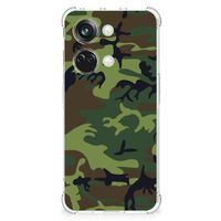 OnePlus Nord 3 Doorzichtige Silicone Hoesje Army Dark