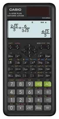 Casio FX-87DEPLUS-2 Technische rekenmachine Zwart Aantal displayposities: 12 werkt op zonne-energie, werkt op batterijen (b x h x d) 77 x 11 x 162 mm