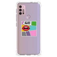 Motorola Moto G30 | G20 | G10 Anti Shock Bumper Case Popart Princess