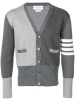 Thom Browne cardigan Fun-Mix en mérinos - Gris