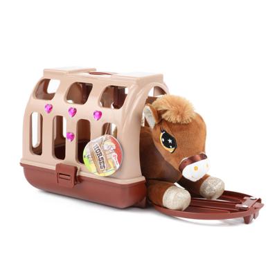 Toi Toys Pluche Paard In Draagkoffer- Bruin Toi Toys Pluche Paard In Draagkoffer- Bruin