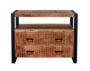 MD Interior Woodz badkamermeubel 100x45cm mangohout zonder kom