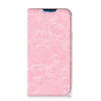 iPhone 14 Pro Smart Cover White Flowers