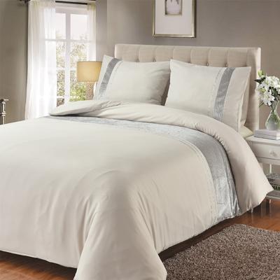 Fancy Embroidery Emma - Taupe Dekbedovertrek 1-persoons (140 x 200/220 cm + 1 kussensloop) Dekbedovertrek