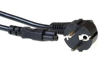 ACT Stroomkabel randaarde stekker CEE7/7 male (haaks) - C5 5.00 m