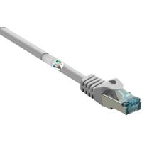 Renkforce RF-5224656 RJ45 Netwerkkabel, patchkabel CAT 6A S/FTP 20.00 m Grijs Snagless, Vlambestendig 1 stuk(s)