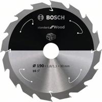 Bosch Accessories Bosch 2608837706 Hardmetaal-cirkelzaagblad 190 x 30 mm Aantal tanden: 16 1 stuk(s) - thumbnail