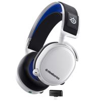 Steelseries Arctis 7P+ Headset Draadloos Hoofdband Gamen USB Type-C Zwart, Wit