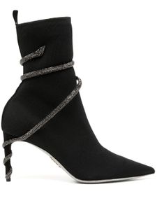 René Caovilla bottines Margot 60 mm en cuir - Noir