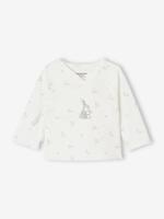 Romper voor pasgeborenen baby's BASICS in biokatoen ecru