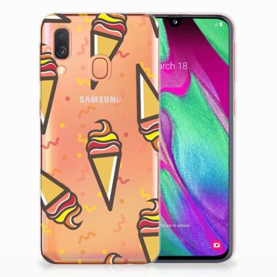 Samsung Galaxy A40 Siliconen Case Icecream