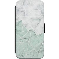 iPhone 7/8 flipcase - Marmer mint mix