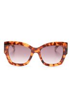 MISSONI EYEWEAR lunettes de vue à effet écaille de tortue - Orange