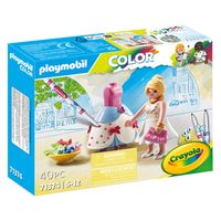 PLAYMOBIL Color Modieuze Jurk 71374 - thumbnail