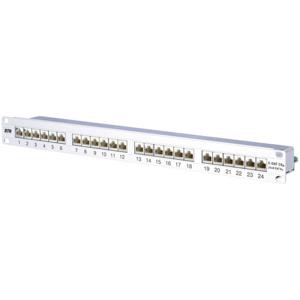 Metz Connect 130855C-E 24 poorten Netwerkpatchpaneel 483 mm (19) CAT 6A 1 HE Ingericht