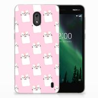 Nokia 2 TPU Hoesje Sleeping Cats