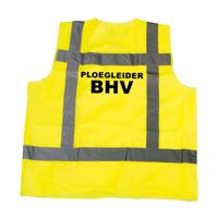 RWS veiligheidsvest ploegleider BHV geel - RWS veiligheidsvest ploegleider BHV geel