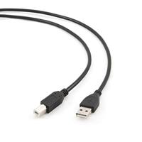 Gembird 4,5 m USB 2.0 A/B M - USB-kabel (4,5 m, USB A, USB B, 2.0, mannelijke connector/mannelijke connector, zwart)