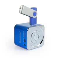 Mini-luidspreker Technaxx MusicMan Mini AUX, SD, USB Blauw - thumbnail