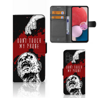 Samsung Galaxy A13 (4G) Portemonnee Hoesje Zombie Blood - thumbnail