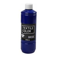 Creativ Company Textiel Color Verf Primair Blauw, 500ml - thumbnail