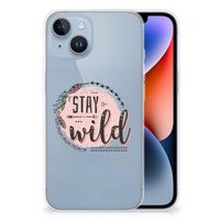 Apple iPhone 14 Telefoonhoesje met Naam Boho Stay Wild - thumbnail