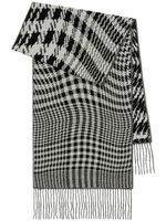 Burberry écharpe à motif pied-de-poule - Noir